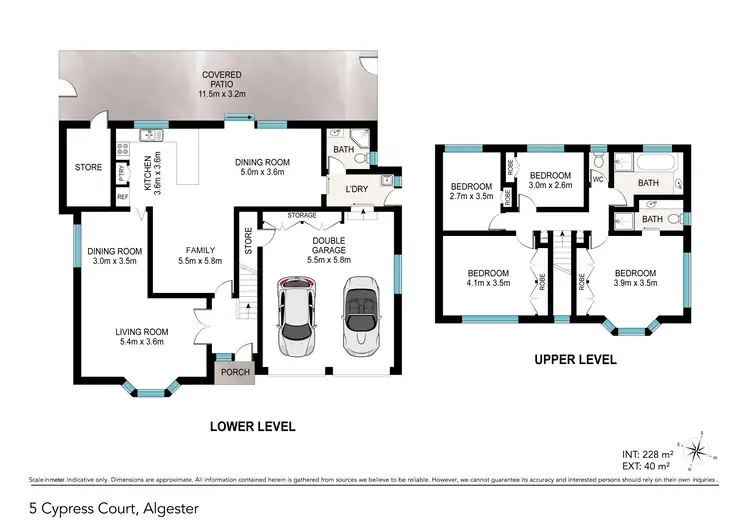 Floorplan of Homely house listing, 5 Cypress Court, Algester QLD 4115