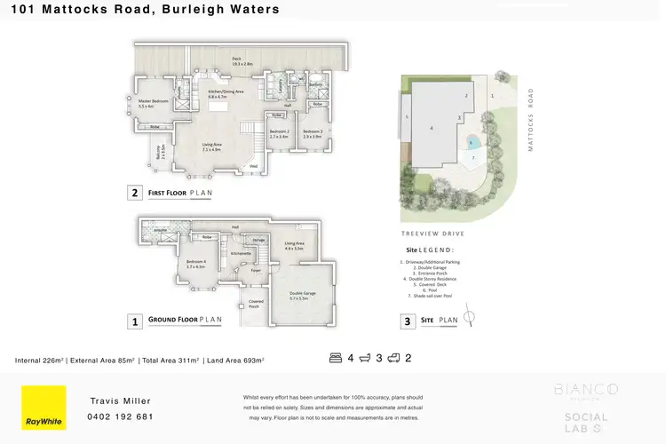 Floorplan of Homely house listing, 101 Mattocks Road, Burleigh Waters QLD 4220