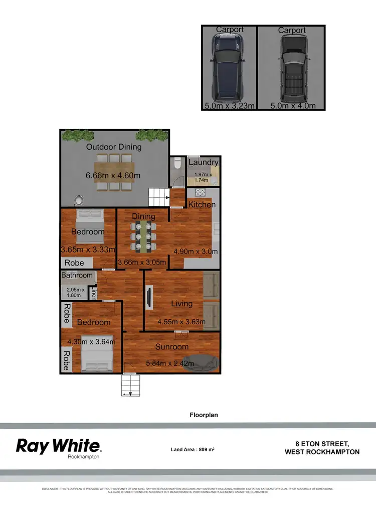 Floorplan of Homely house listing, 8 Eton Street, West Rockhampton QLD 4700
