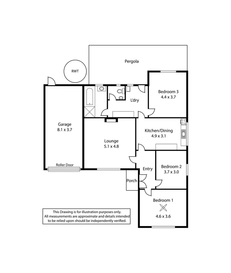 Floorplan of Homely house listing, 3 Yorkshire Street, Grange SA 5022
