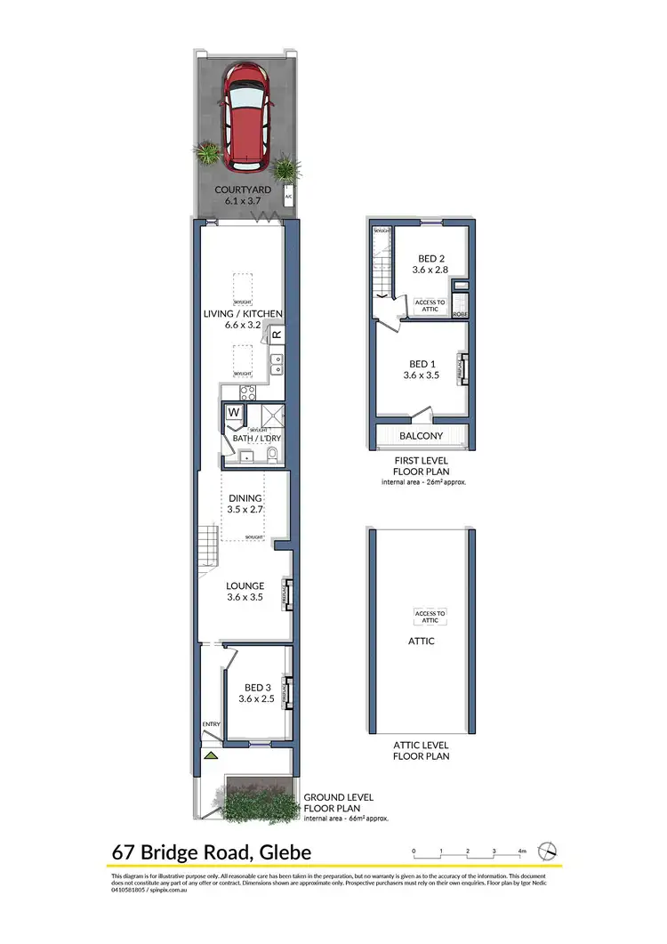 Floorplan of Homely house listing, 67 Bridge Road, Glebe NSW 2037
