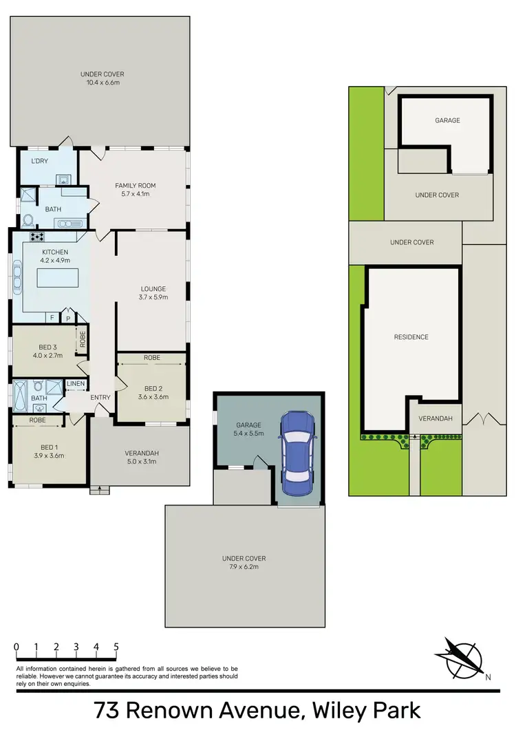 Floorplan of Homely house listing, 73 Renown Avenue, Wiley Park NSW 2195