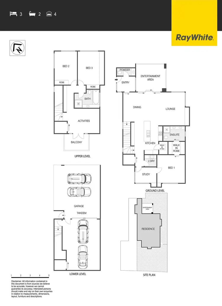 Floorplan of Homely townhouse listing, 4/5 Arthur Circle, Forrest ACT 2603