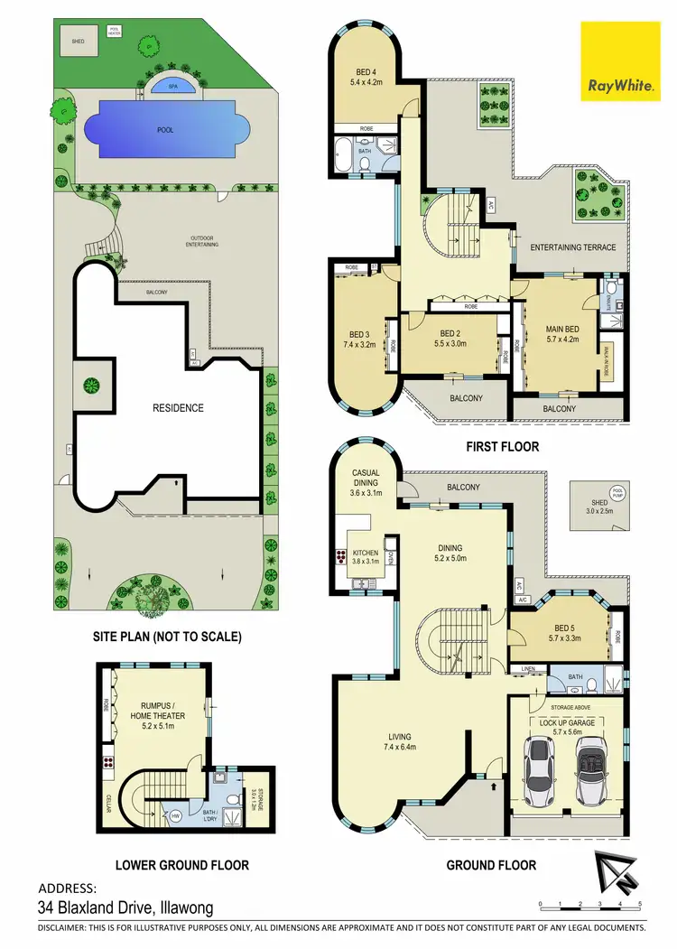 Floorplan of Homely house listing, 34 Blaxland Drive, Illawong NSW 2234