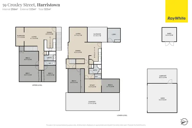Floorplan of Homely house listing, 59 Croxley Street, Harristown QLD 4350
