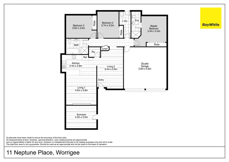 Floorplan of Homely house listing, 11 Neptune Place, Worrigee NSW 2540