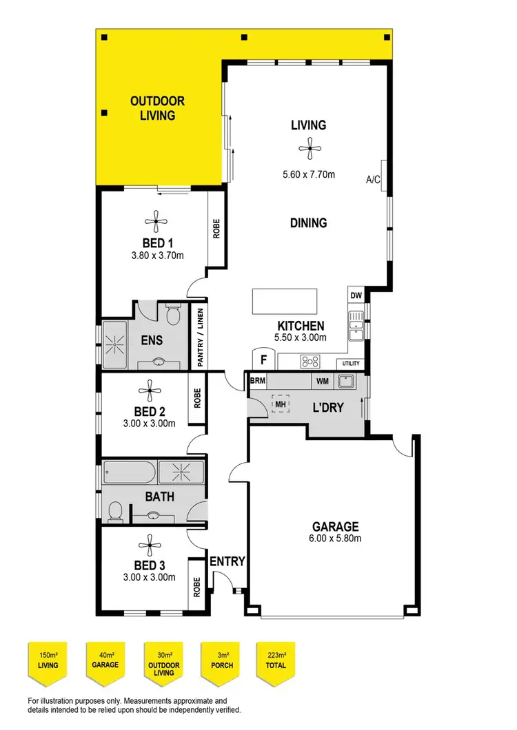 Floorplan of Homely house listing, 26 Strathmore Court, Victor Harbor SA 5211