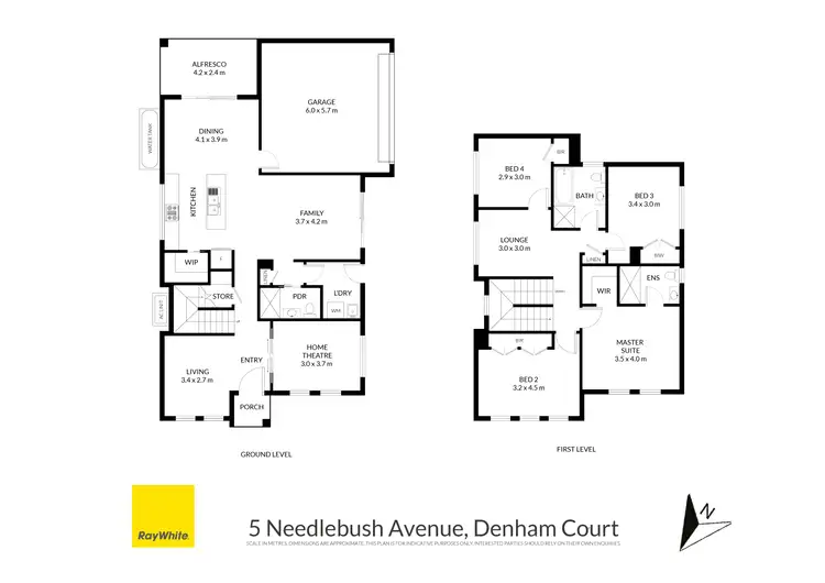 Floorplan of Homely house listing, 5 Needlebush Avenue, Denham Court NSW 2565