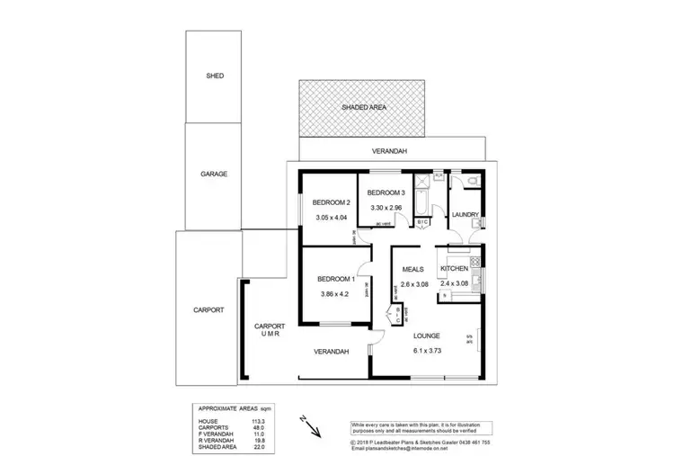 Floorplan of Homely house listing, 7 Hollick Road, Brahma Lodge SA 5109