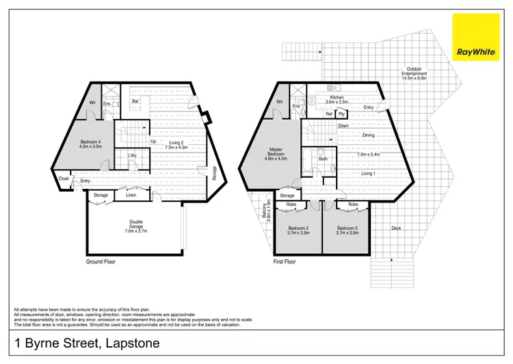 Floorplan of Homely house listing, 1 Byrne Street, Lapstone NSW 2773