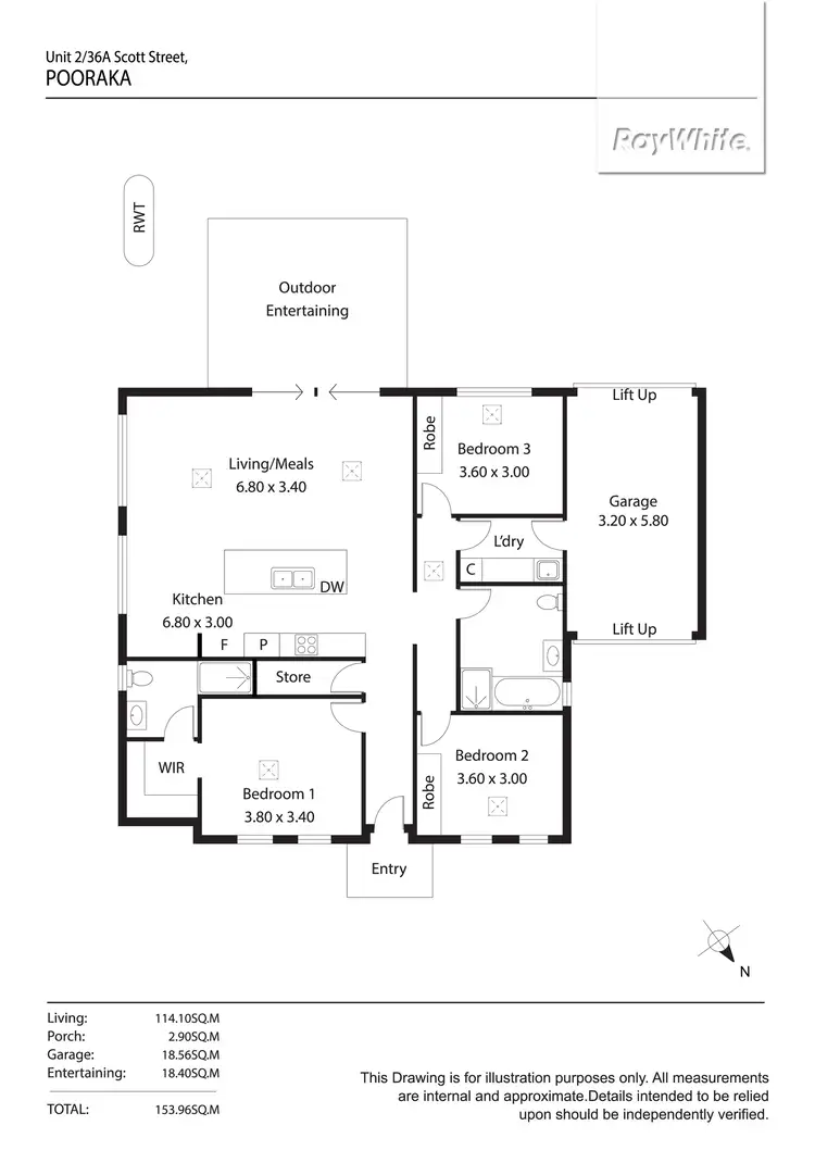 Floorplan of Homely house listing, 2/36A Scott Street, Pooraka SA 5095