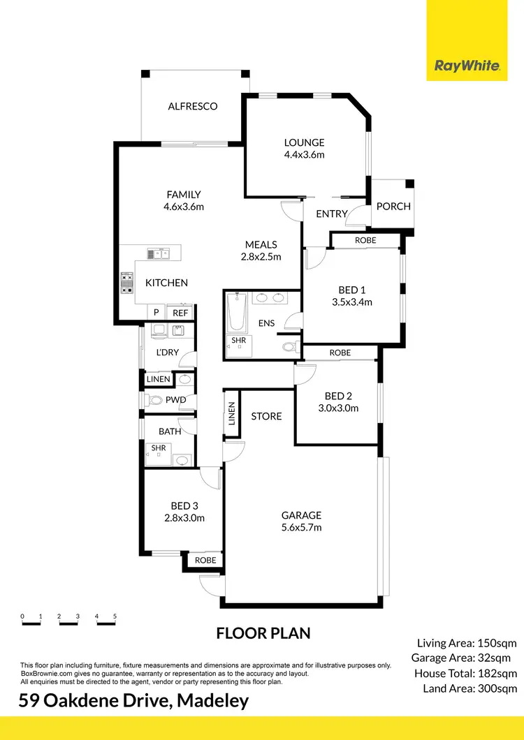 Floorplan of Homely house listing, 59 Oakdene Drive, Madeley WA 6065