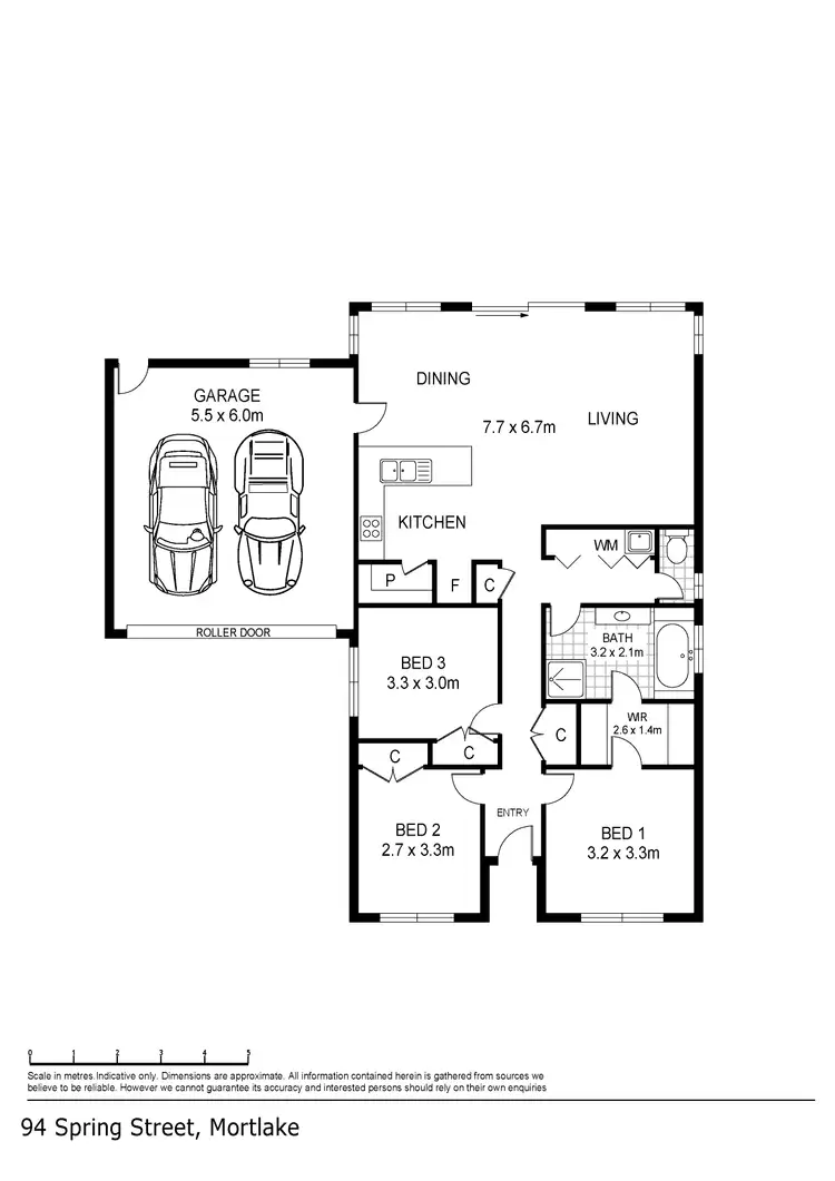 Floorplan of Homely house listing, 94 Spring Street, Mortlake VIC 3272