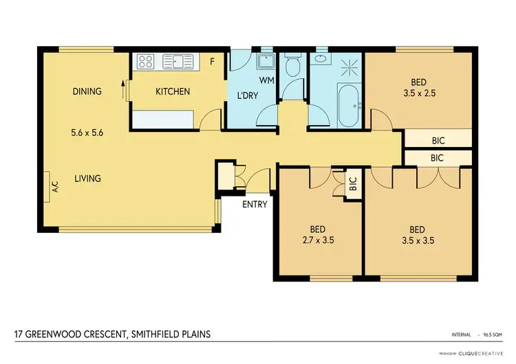 Floorplan of Homely house listing, 17 Greenwood Crescent, Smithfield Plains SA 5114