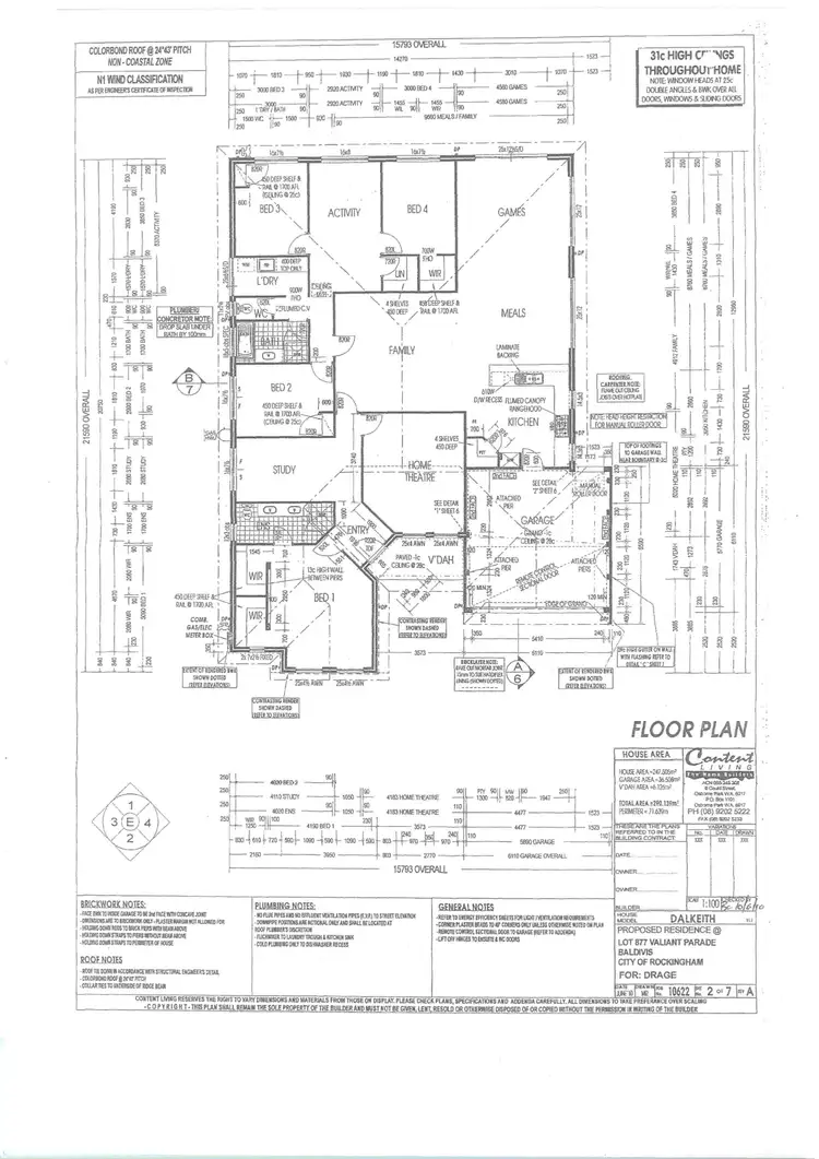 Floorplan of Homely house listing, 20 Valiant Parade, Baldivis WA 6171