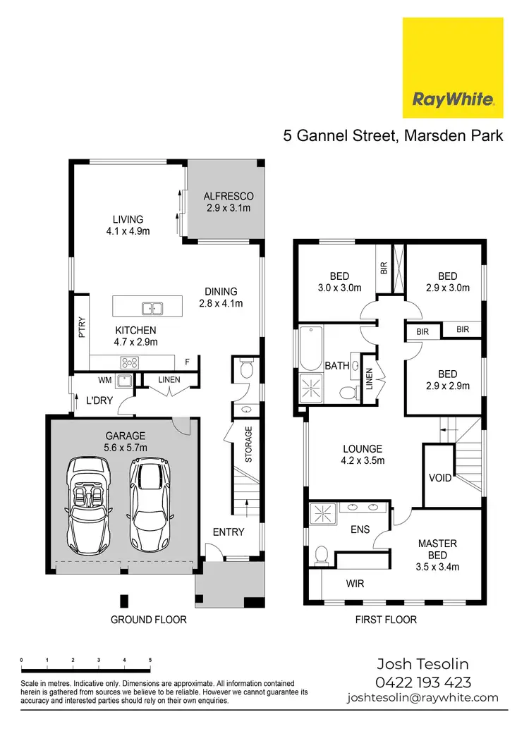 Floorplan of Homely house listing, 5 Gannel Street, Marsden Park NSW 2765