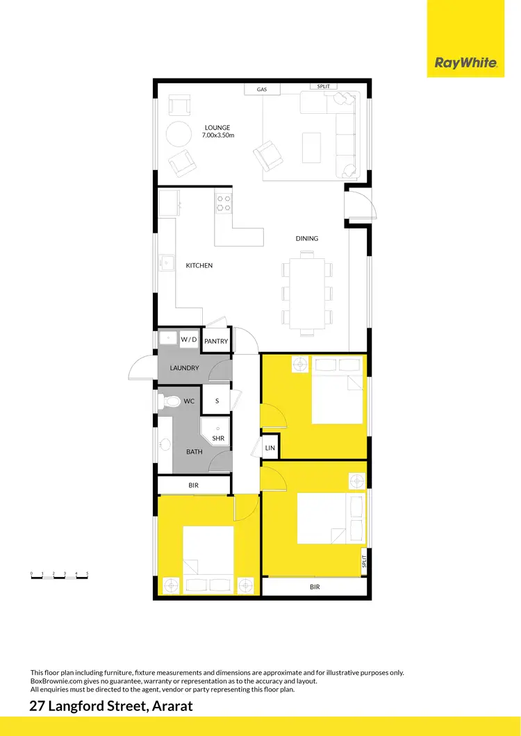 Floorplan of Homely house listing, 27 Langford Street, Ararat VIC 3377