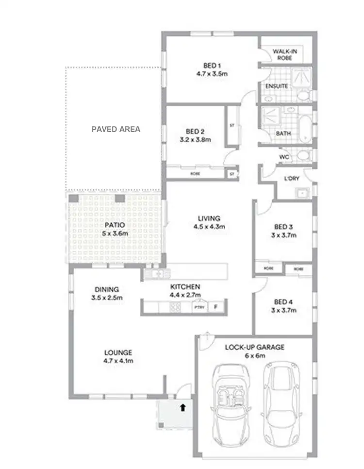 Floorplan of Homely house listing, 29 Aird Avenue, Kirwan QLD 4817
