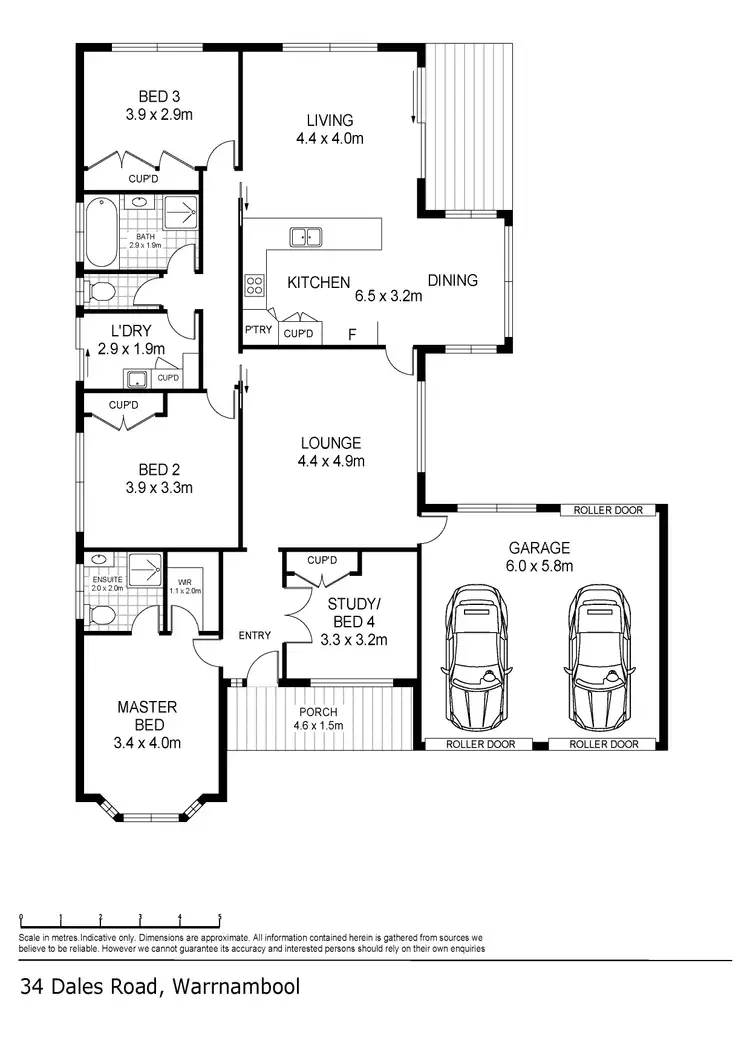 Floorplan of Homely house listing, 34 Dales Road, Warrnambool VIC 3280