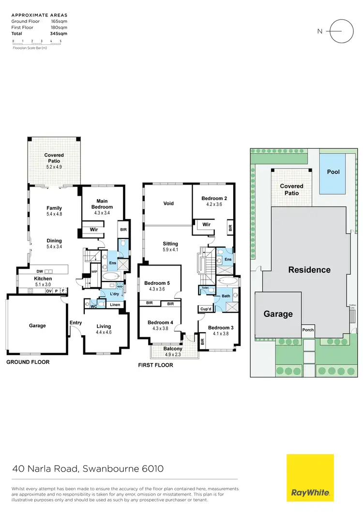 Floorplan of Homely house listing, 40 Narla Road, Swanbourne WA 6010