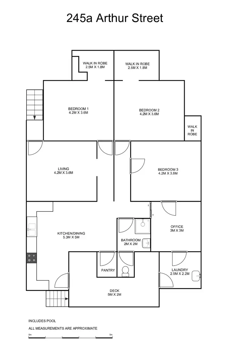 Floorplan of Homely house listing, 245a Arthur Street, Grafton NSW 2460