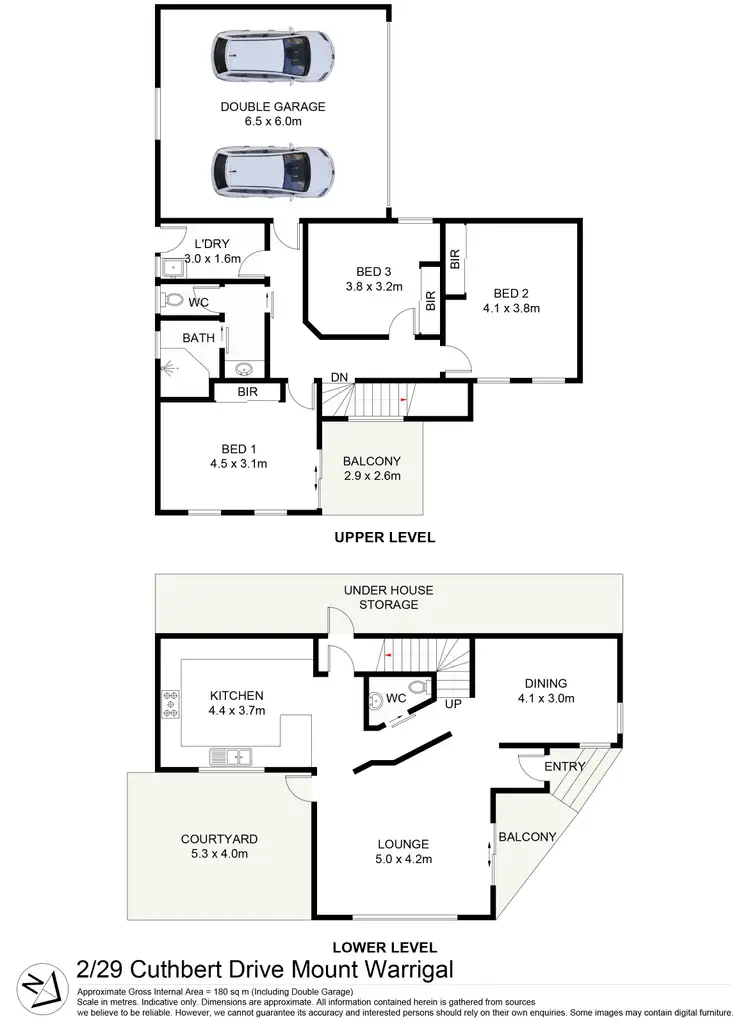 Floorplan of Homely house listing, 2/29 Cuthbert Drive, Mount Warrigal NSW 2528
