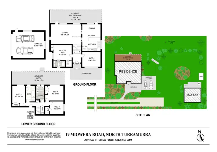 Floorplan of Homely house listing, 19 Miowera Road, Turramurra NSW 2074