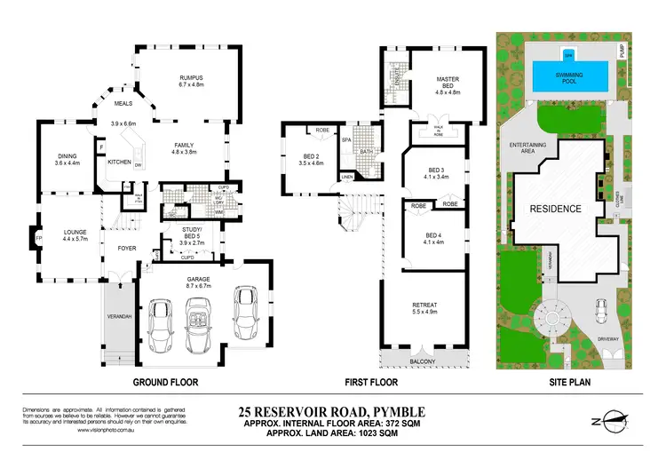 Floorplan of Homely house listing, 25 Reservoir Road, Pymble NSW 2073