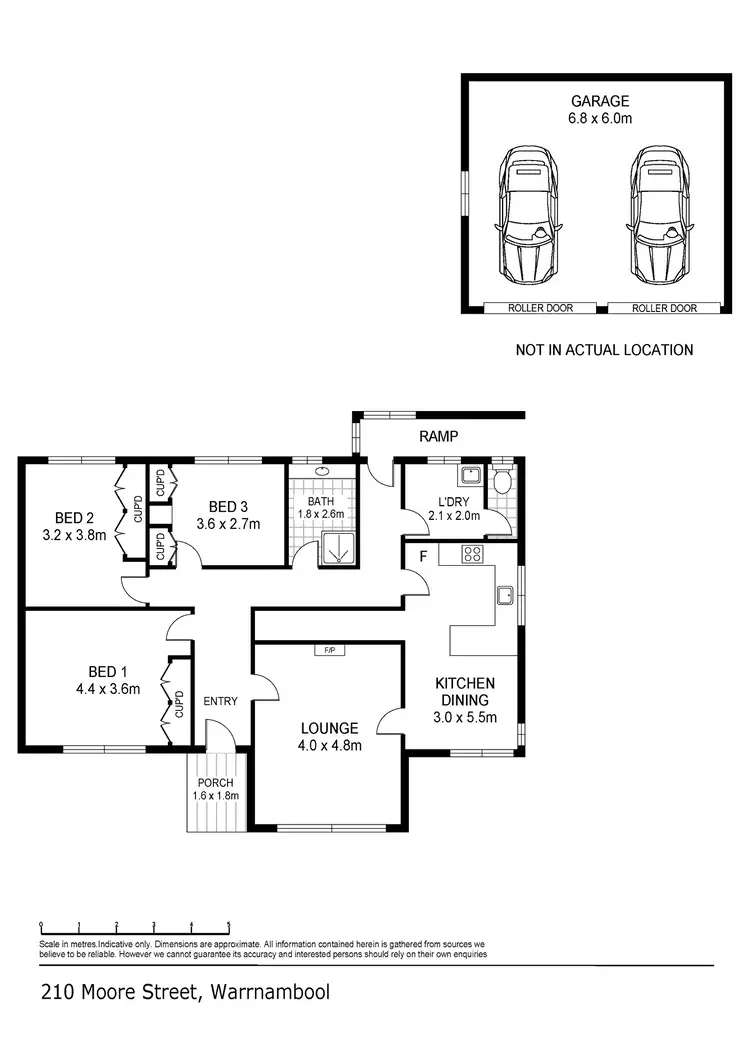 Floorplan of Homely house listing, 210 Moore Street, Warrnambool VIC 3280