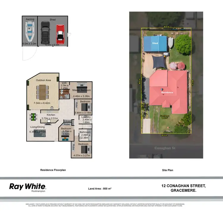 Floorplan of Homely house listing, 12 Conaghan Street, Gracemere QLD 4702