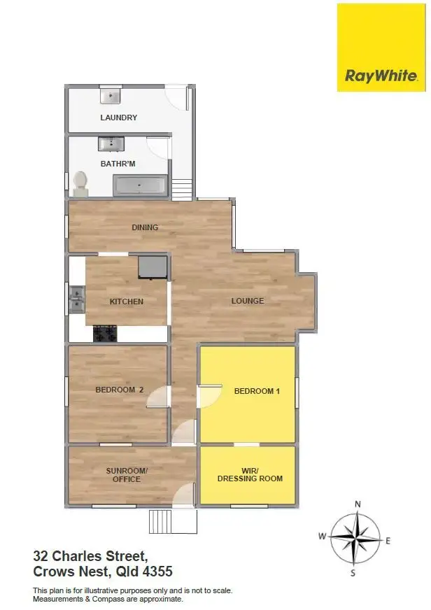 Floorplan of Homely house listing, 32 Charles Street, Crows Nest QLD 4355