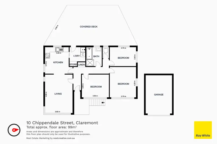 Floorplan of Homely house listing, 10 Chippendale Street, Claremont TAS 7011