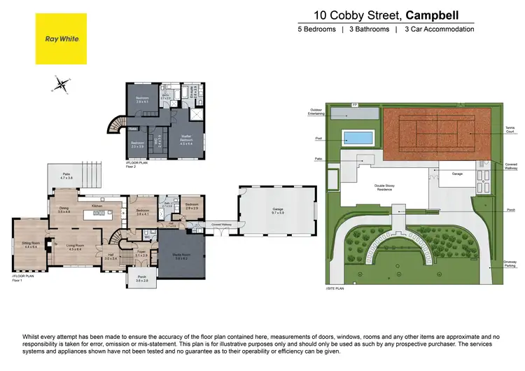 Floorplan of Homely house listing, 10 Cobby Street, Campbell ACT 2612