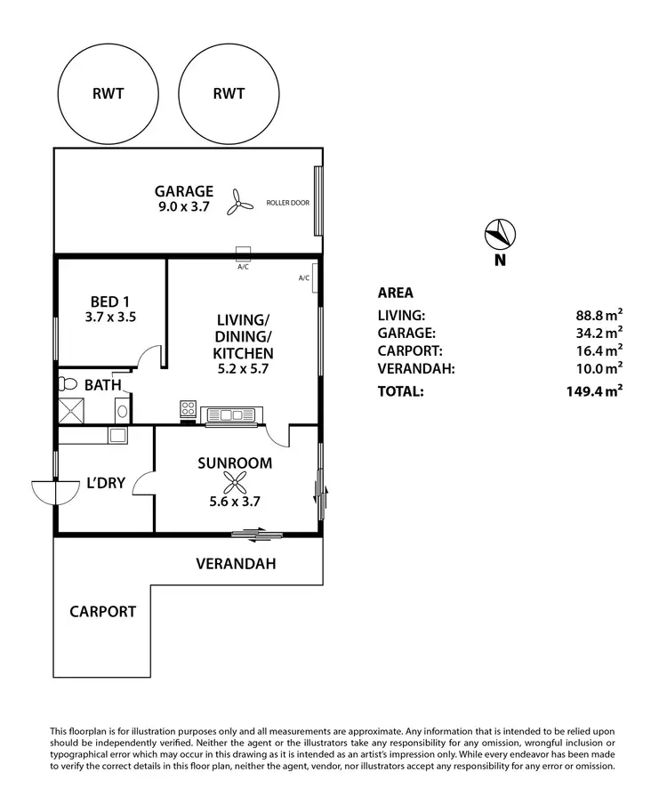 Floorplan of Homely house listing, 11 Illman Avenue, Murray Bridge SA 5253