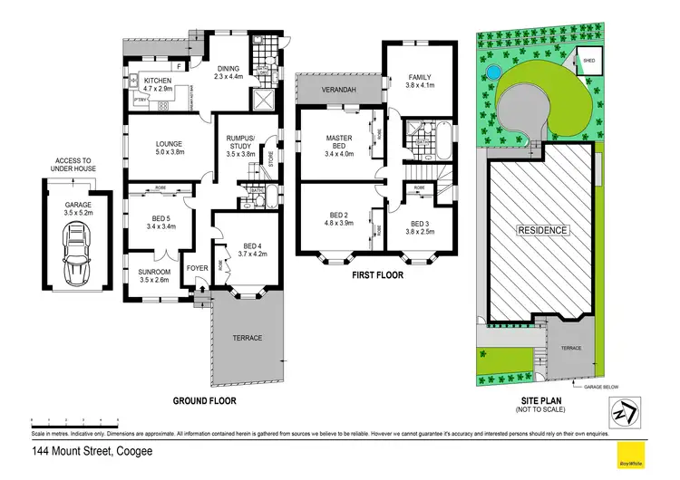 Floorplan of Homely house listing, 144 Mount Street, Coogee NSW 2034
