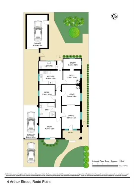 Floorplan of Homely house listing, 4 Arthur Street, Rodd Point NSW 2046