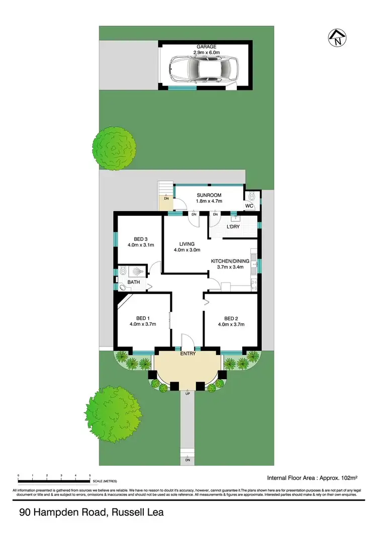 Floorplan of Homely townhouse listing, 90 Hampden Road, Russell Lea NSW 2046