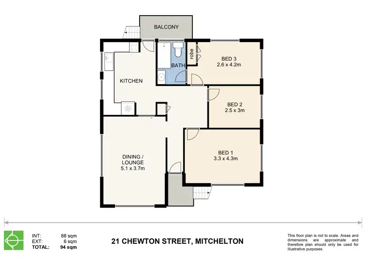 Floorplan of Homely house listing, 21 Chewton Street, Mitchelton QLD 4053