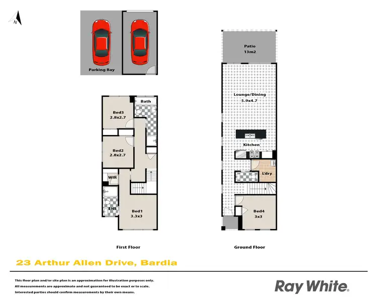 Floorplan of Homely house listing, 23 Arthur Allen Drive, Bardia NSW 2565