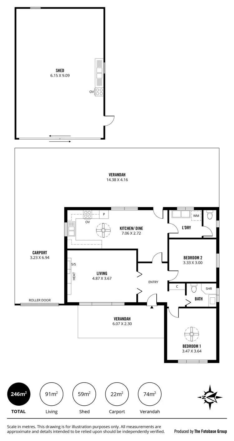 Floorplan of Homely house listing, 9 Ross Street, Plympton Park SA 5038