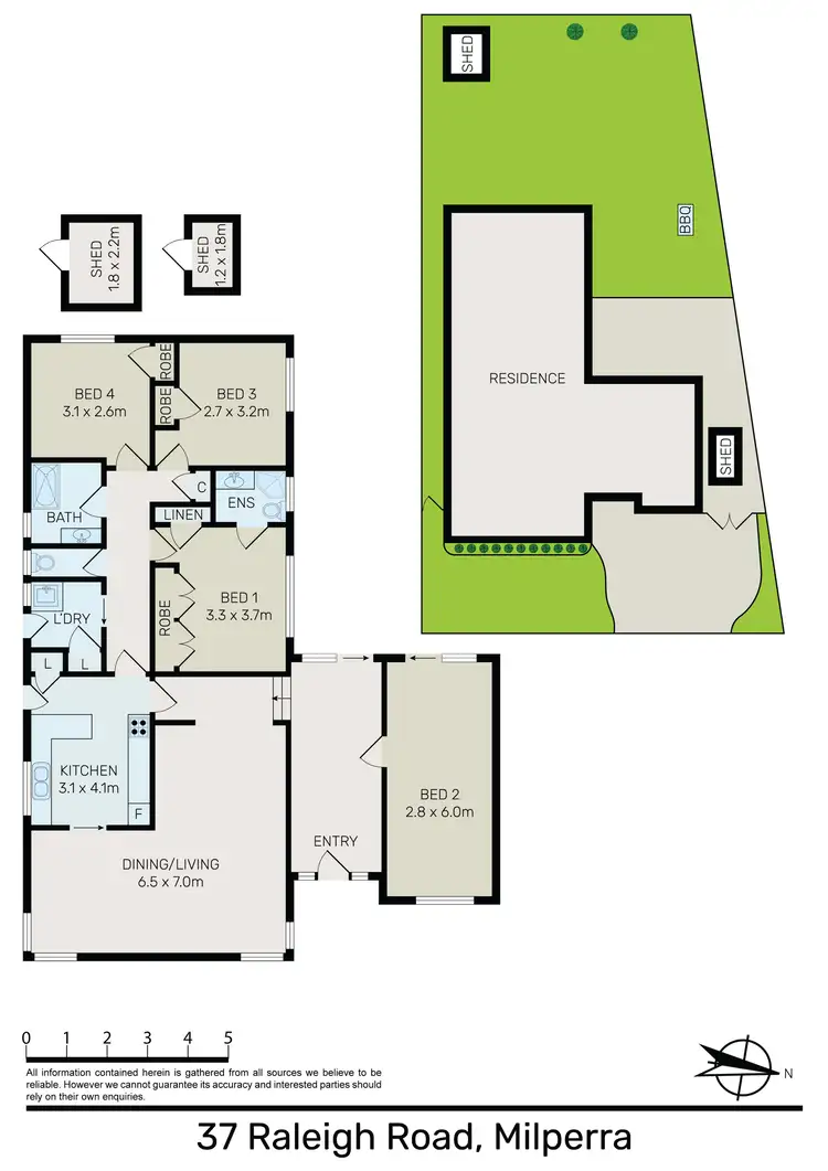 Floorplan of Homely house listing, 37 Raleigh Road, Milperra NSW 2214