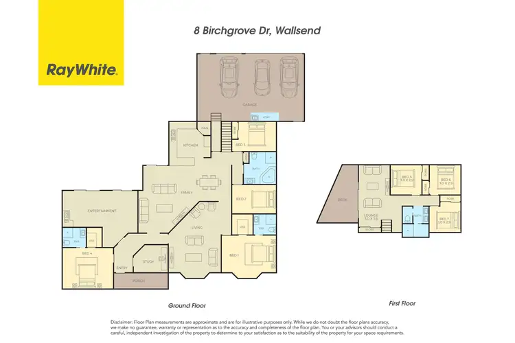Floorplan of Homely house listing, 8 Birchgrove Drive, Wallsend NSW 2287