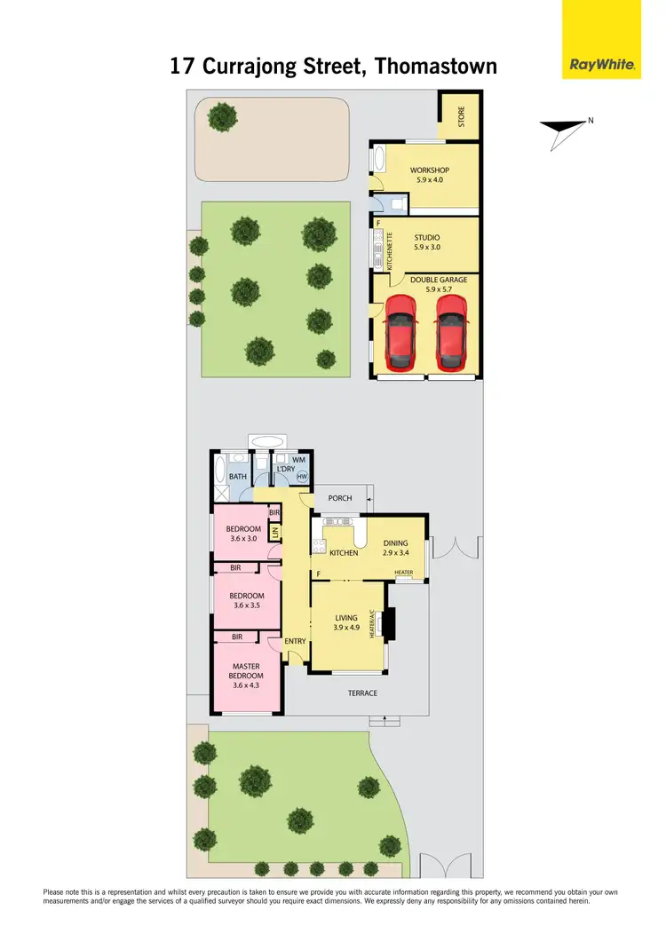 Floorplan of Homely house listing, 17 Currajong Street, Thomastown VIC 3074