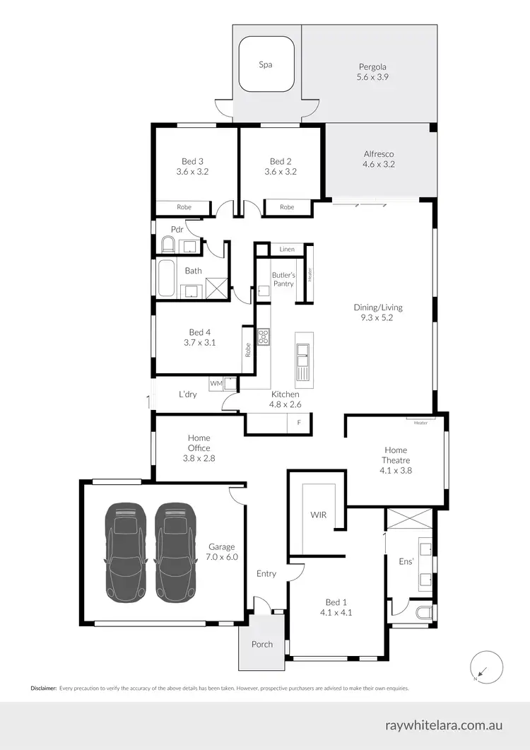 Floorplan of Homely house listing, 74 Eastlakes Boulevard, Lara VIC 3212
