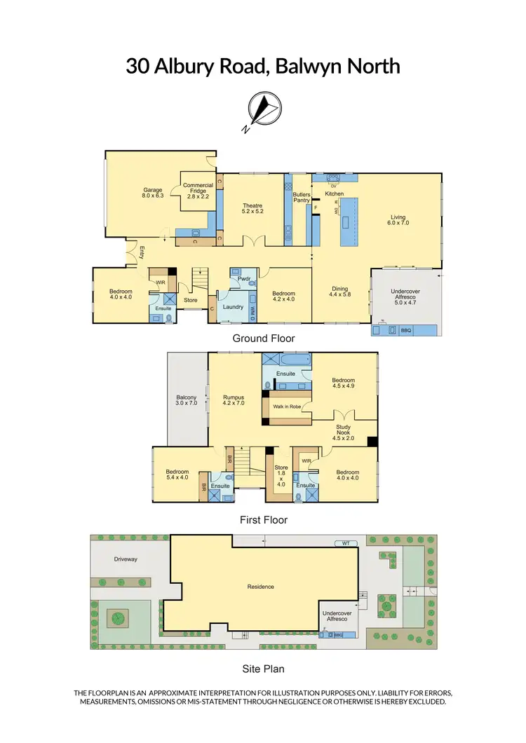 Floorplan of Homely house listing, 30 Albury Road, Balwyn North VIC 3104