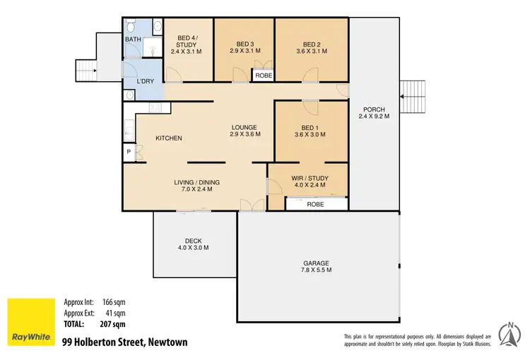 Floorplan of Homely house listing, 99 Holberton Street, Newtown QLD 4350