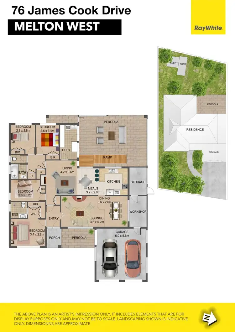 Floorplan of Homely house listing, 76 James Cook Drive, Melton West VIC 3337