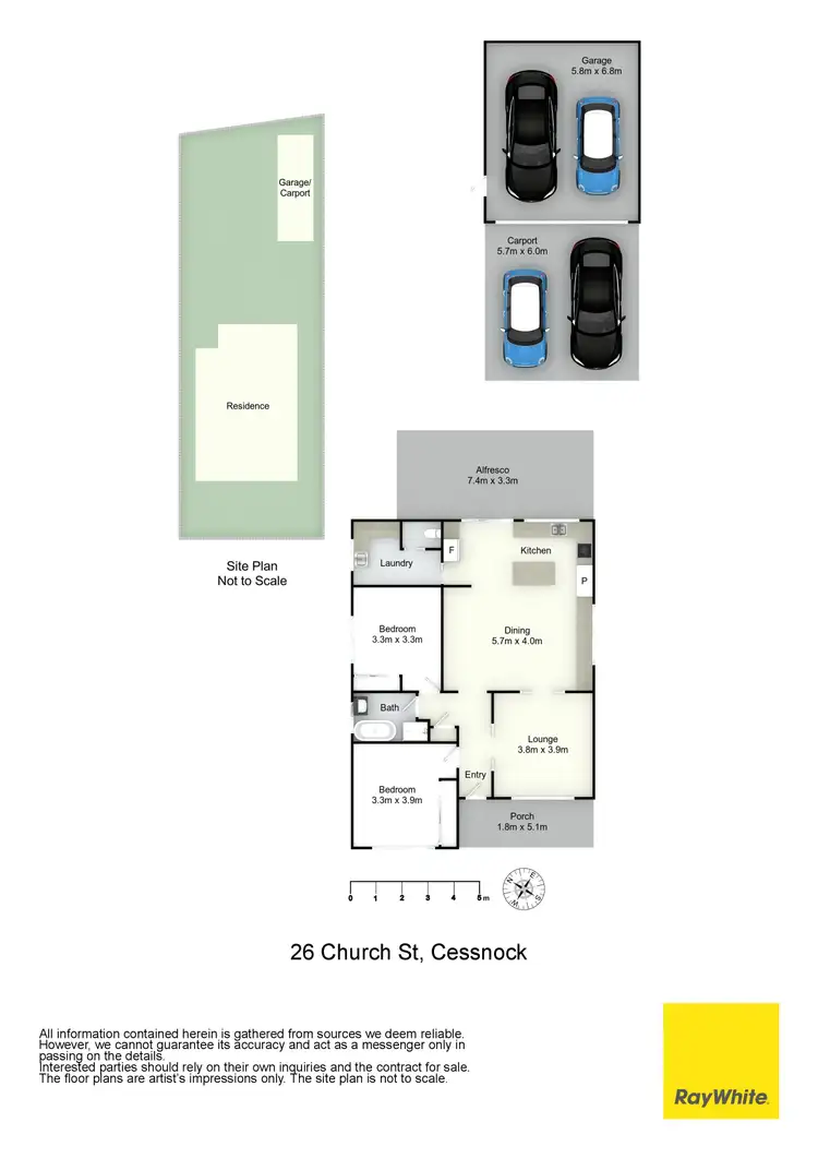 Floorplan of Homely house listing, 26 Church Street, Cessnock NSW 2325