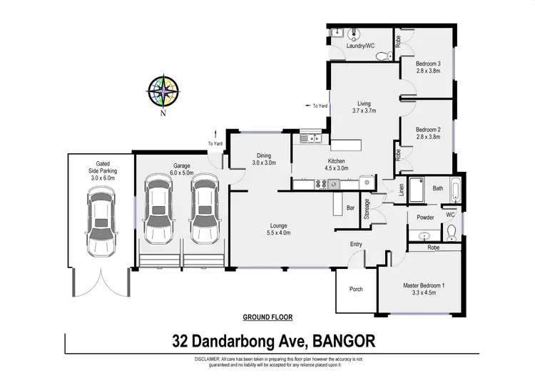 Floorplan of Homely house listing, 32 Dandarbong Avenue, Bangor NSW 2234