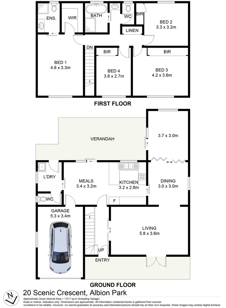 Floorplan of Homely house listing, 20 Scenic Crescent, Albion Park NSW 2527